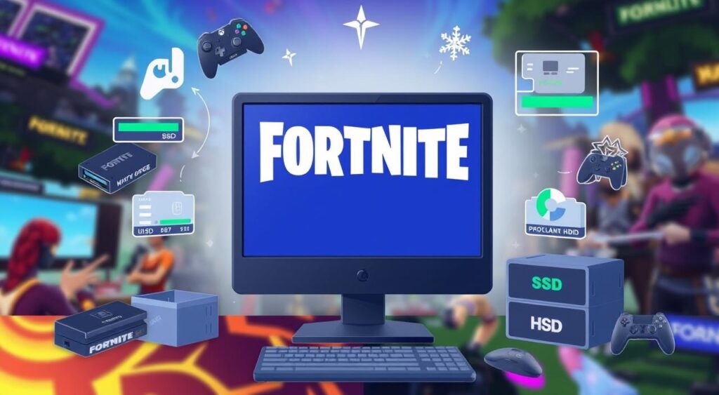 fortnite download size pc