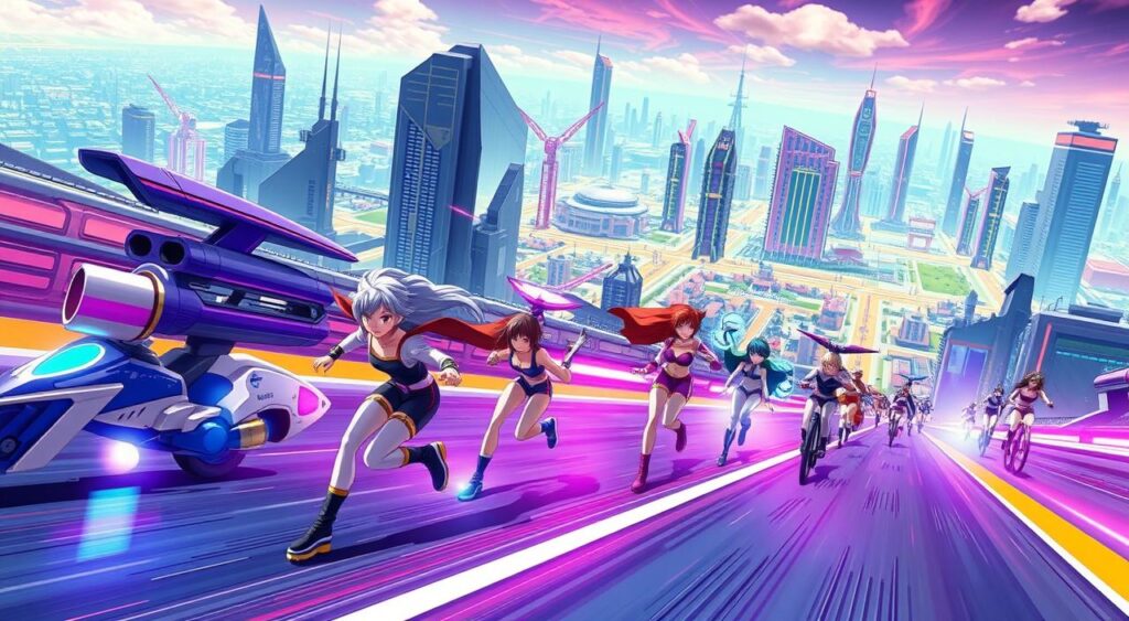 idaten jump online game