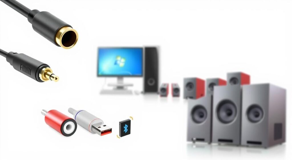 PC speaker connectivity options