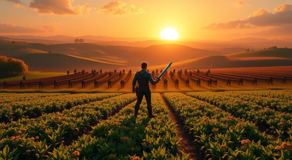 Nintendo Switch farming games with combat
