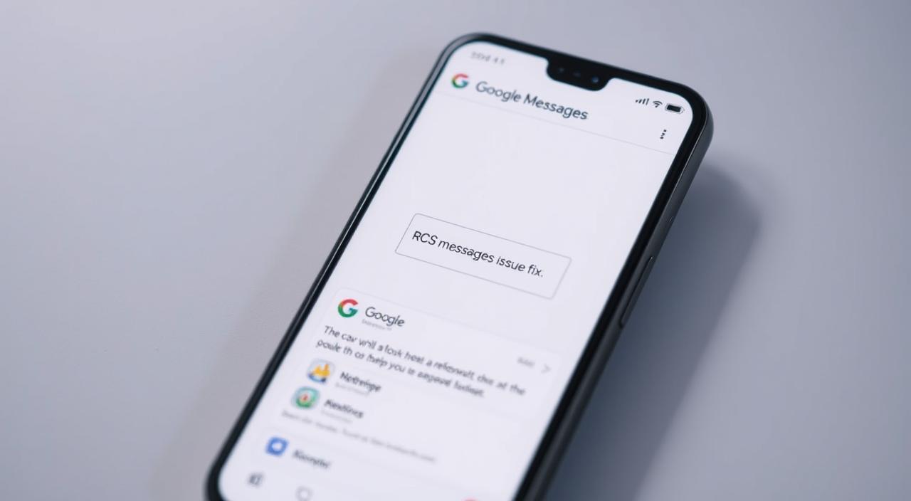 RCS messaging issue fix