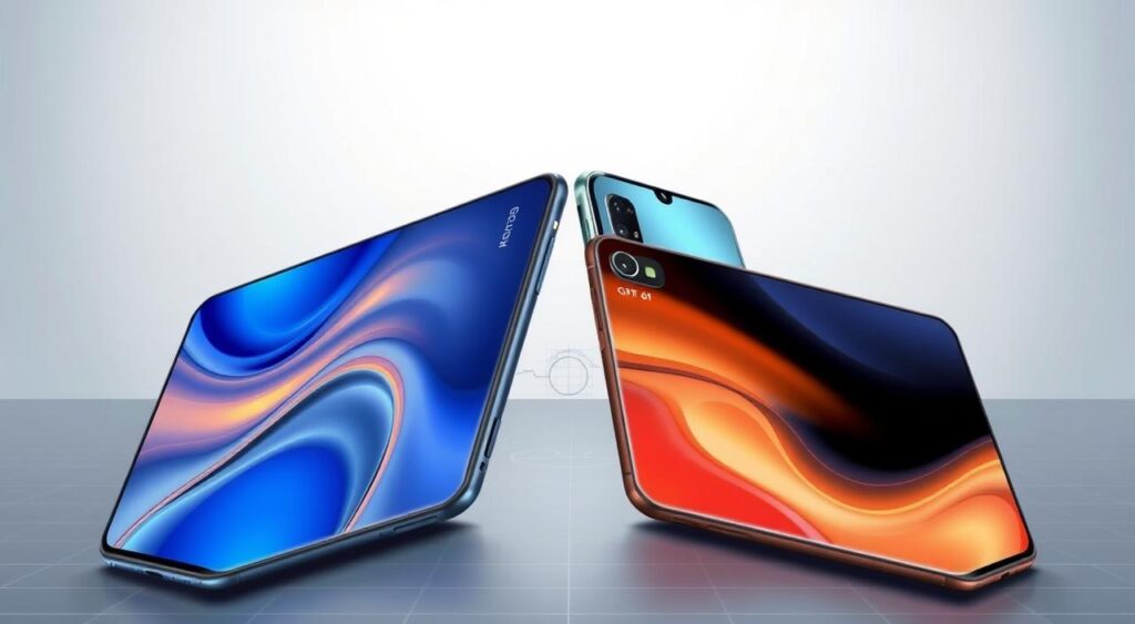 Smartphone design comparison