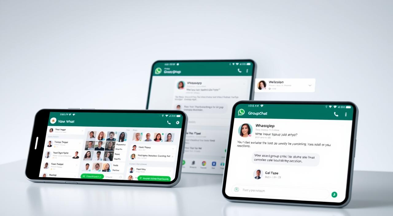 WhatsApp group chat features