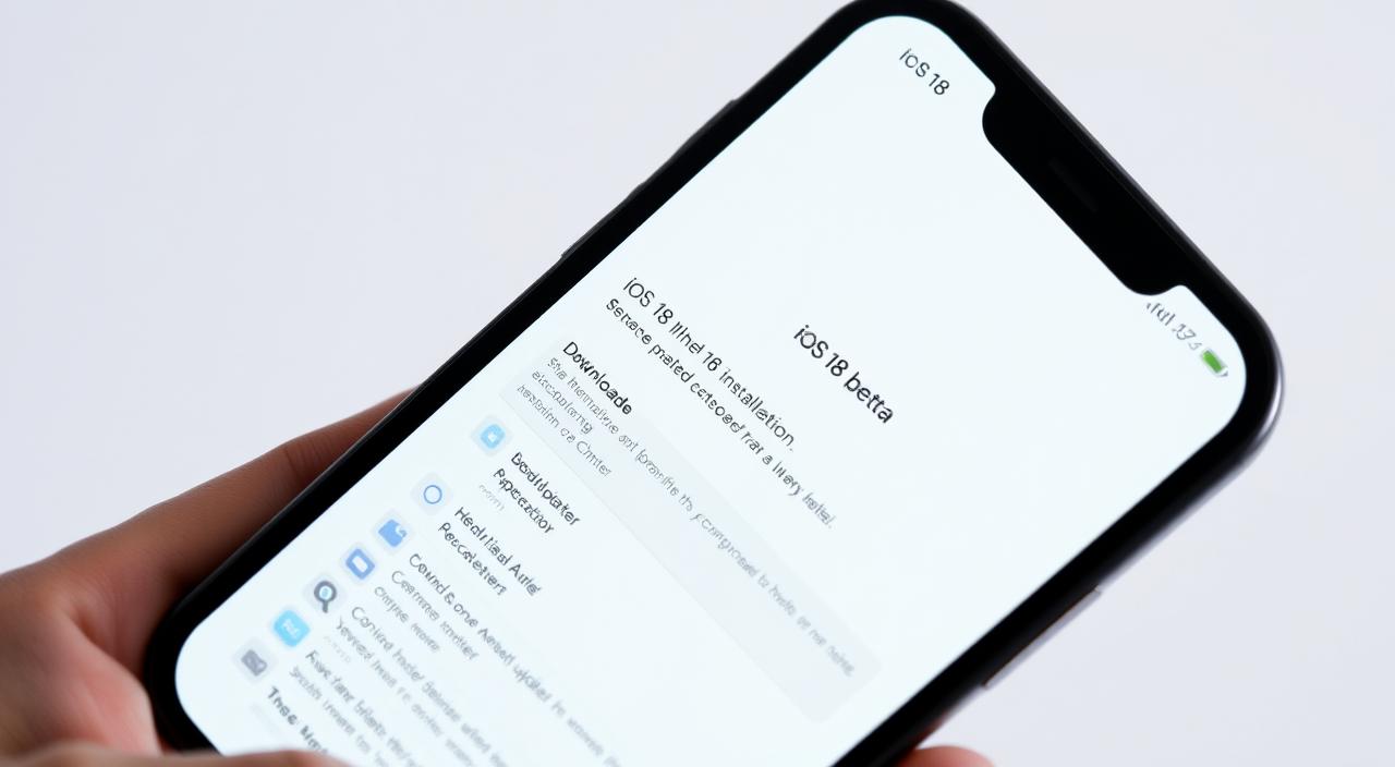 installing iOS18 beta on iPhone